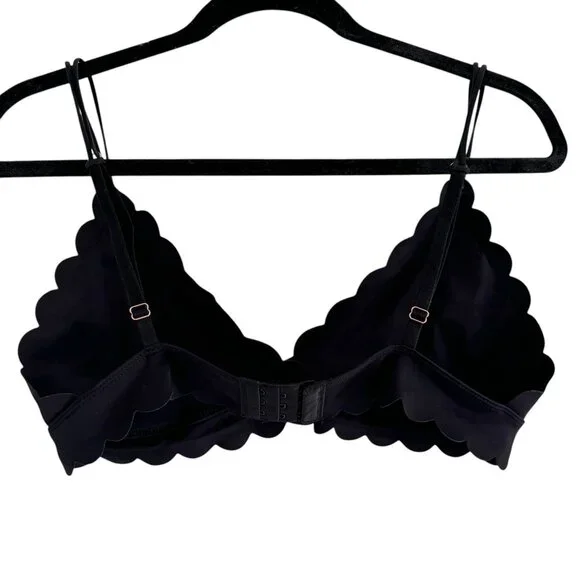 Anthropologie Women's Seamless Scalloped Bralette Size L - Picture 2 of 4
